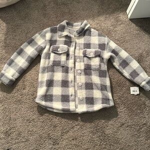 Falls Creek Fuzzy Plaid Jacket